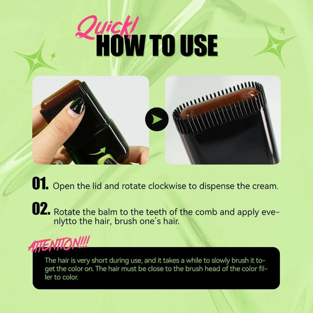 Black Hair Dye Comb (For Both Men & Women)